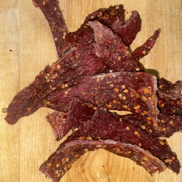 1/2 Pound of Tuttle’s Red Pepper Jerky